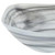 10" Gray And White Alabaster Glass Square Salad Bowl