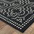 9' X 13' Black Stain Resistant Indoor Outdoor Area Rug - 606114582267