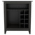 Black Bar Cart With Wine Storage