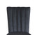 Set of Two Black Upholstered Velvet Dining Side Chairs Decor
