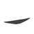32" Black Metal Oval Centerpiece Bowl