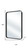 30" Black Metal Floating Framed Bathroom Vanity Mirror