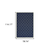 7' X 10' Blue and Ivory Geometric Stain Resistant Indoor Outdoor Area Rug