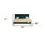 Green Wood And Tufted Velvet Queen Bed Frame