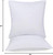 Set of Two Microfiber Down Alternative Medium Hypoallergenic European Size Bed Pillows Home Accent