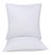Set of Two Microfiber Down Alternative Medium Hypoallergenic European Size Bed Pillows Home Accent