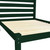 Dark Green Solid Wood Twin Bed Frame Home Accent