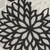 6' Black And White Indoor Outdoor Runner Rug