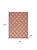 5' X 7' Coral Indoor Outdoor Area Rug