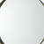 24" Gold Metal Round Framed Accent Mirror