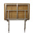 18" X 48" Brown Teak Rectangular Shower Bench