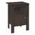 24" Brown Wood Nightstand