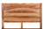 Brown Live Edge Solid Wood King Bed Frame