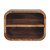14" Brown Solid Wood One Drawer Floating Nightstand