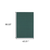 4' X 6' Blue and Green Geometric Stain Resistant Indoor Outdoor Area Rug