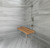 18" X 26" Brown Teak Rectangular Shower Bench