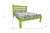 Lime Green Solid Wood Full Bed Frame Home Accent