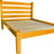 Yellow Solid Wood Twin Bed Frame