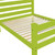 Lime Green Solid Wood Full Bed Frame Decor