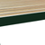 Dark Green Solid Wood Full Bed Frame