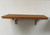 16" X 28" Brown Teak Wall Mount Rectangular Shower Bench