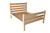 Natural Solid Wood Queen Bed Frame