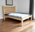 Natural Solid Wood Twin Bed Frame Home Accent