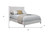 Gray Solid Wood California King Bed Frame