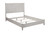 Gray Solid Wood California King Bed Frame