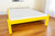 Canary Yellow Solid Wood Full Bed Frame