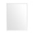 42" White Framed Bathroom Vanity Mirror Glass