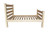 Natural Solid Wood Full Bed Frame Decor