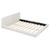 Beige Tufted Velvet Upholstered Queen Bed Frame