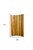 31" Brown Teak Slat Non Slip Bath Mat