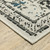 6' X 9' Beige Oriental Stain Resistant Indoor Outdoor Area Rug - 606114580737