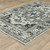 6' X 9' Beige Oriental Stain Resistant Indoor Outdoor Area Rug - 606114580737