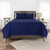 Indigo Geometric King Quilt