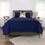 Indigo Geometric King Quilt