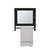 18" Black Wood, Metal Floating Bathroom Vanity And Medicine Cabinet With Mirror