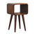 20" Chestnut Solid Wood Open Nightstand