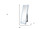 60" Mirrored & Faux Diamonds Lighted Cheval Standing Mirror