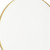24" Gold Metal Round Framed Bathroom Vanity Mirror