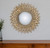 27" Gold Sunburst Iron Framed Accent Mirror
