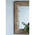 39" Natural Distressed Wood Framed Accent Mirror