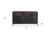 62" Brown And Black Solid Wood Seven Drawer Double Dresser