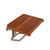 14" X 18" Brown Teak Rectangular Shower Bench