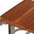 14" X 18" Brown Teak Rectangular Shower Bench