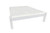 White Solid Wood Queen Bed Frame Modern Style