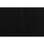 35" Black Wood Square Mounted Framed Dresser Mirror
