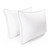 Set of Two Microfiber Down Alternative Medium Hypoallergenic Standard Size Bed Pillows